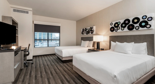 Люкс c 1 комнатой Hyatt House Nashville Downtown-Convention Center