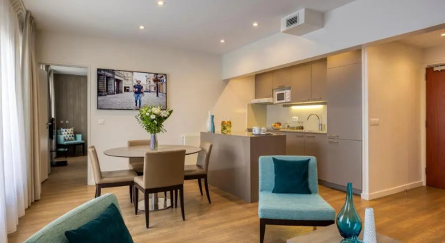 Апартаменты с 2 комнатами Citadines Toison dOr Brussels