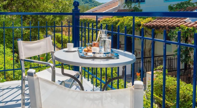 Двухместный номер Standard с балконом и с видом на сад Adrina Beach Hotel