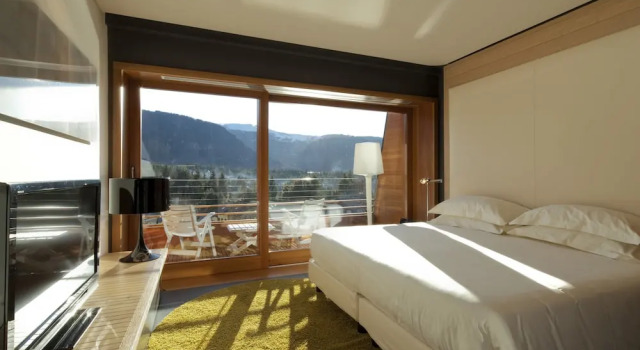 Люкс с балконом Hotel Milano Alpen Resort Meeting&Spa