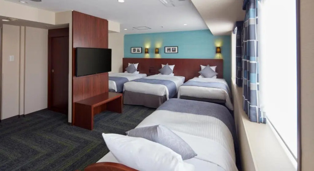 Четырёхместный номер Standard HOTEL MYSTAYS Yokohama