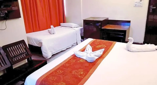 Трёхместный номер Deluxe Nahargarh Haveli-Near Train station Metro