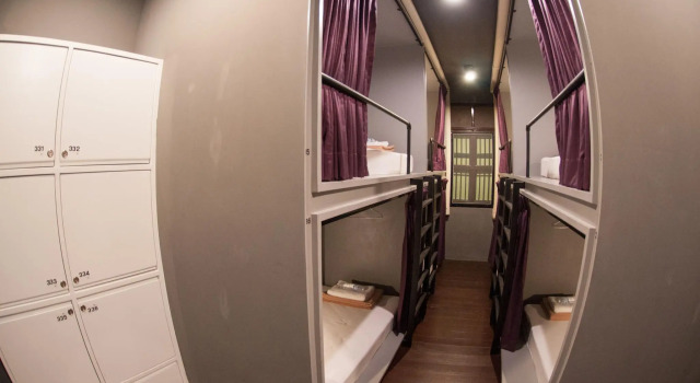 Кровать в общем номере (женский номер) Tian Tian Hostel