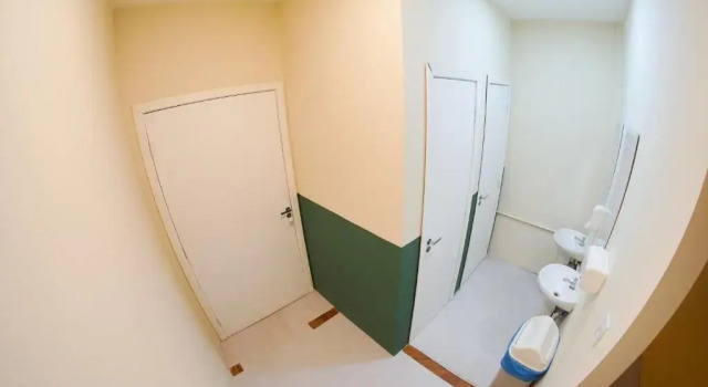 Кровать в общем номере Quintal Hostel