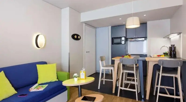 Четырёхместные апартаменты c 1 комнатой Aparthotel Adagio access München City Olympiapark