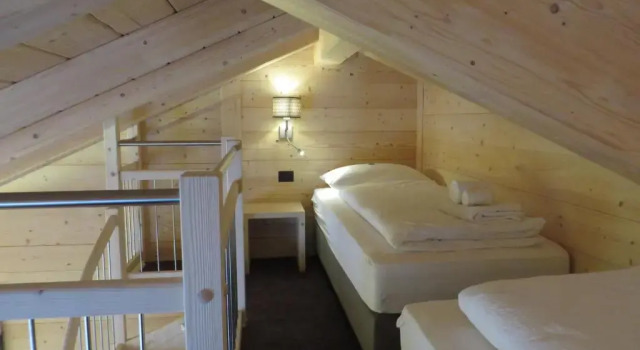 Семейный номер Standard Мансарда с видом на горы B&B Ecohotel Chalet des Alpes