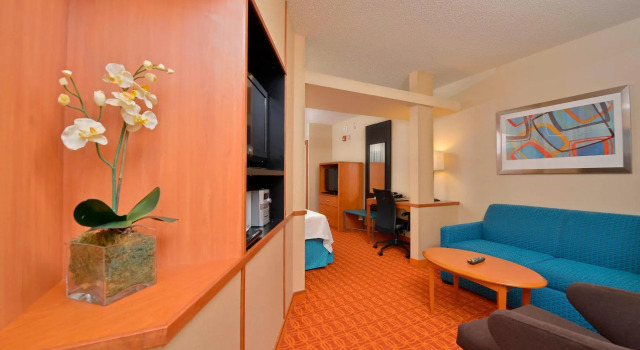 Четырёхместная студия Fairfield Inn and Suites by Marriott Williamsport