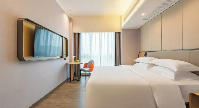 Двухместный номер Standard с видом на горы Poltton International Apartment - Guangzhou Knowledge City Wangcun Subway Station
