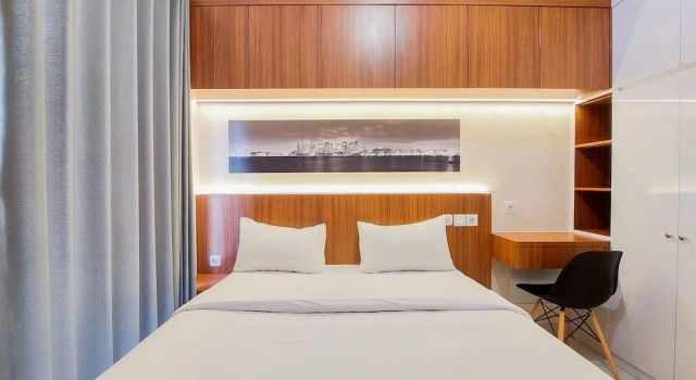 Апартаменты Fully Furnished And Simply Studio At Sky House Bsd Apartment