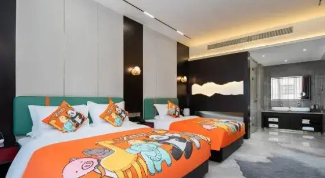 Люкс Zhangye Shangjing Holiday Hotel
