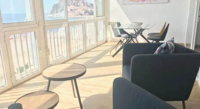 Апартаменты Esmeralda, Benidorm Beachfront Poniente, 1st line Frontal Seaview, Ocean Terrace