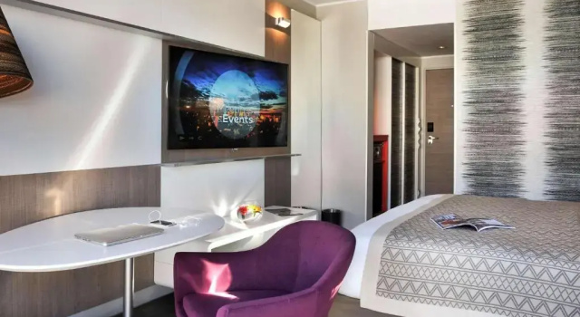 Superior Casal quarto com vista para o mar Pullman Dakar Teranga