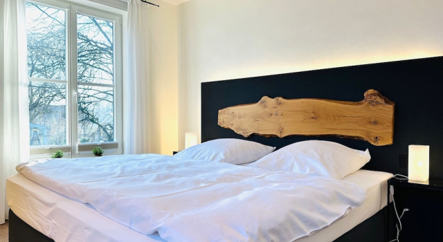 Номер Comfort с балконом и с видом на парк green-man Parkapartments