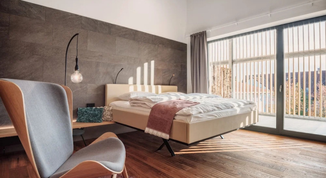 Двухместный номер Deluxe с балконом Romantik Hotel Hirschen