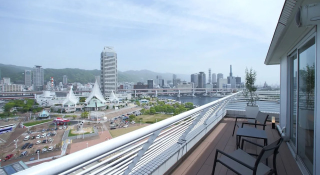Двухместный номер Corner Executive with North view Kobe Meriken Park Oriental Hotel