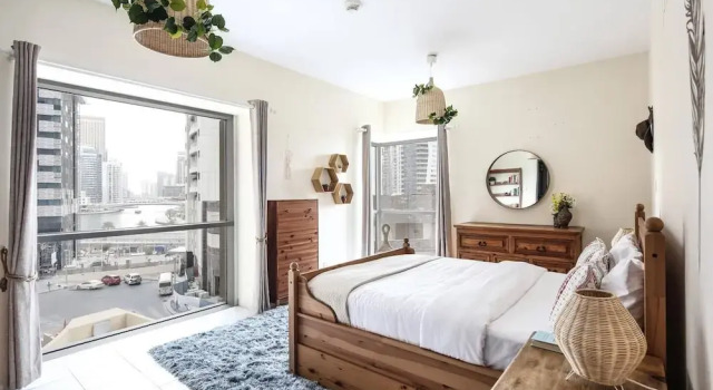 Trendy & Modern 1BR in Marina - Sleeps 4!, Забронировать Апартаменты/квартира Апартаменты Эмирата Дубая, рядом с Международный яхт-клуб Дубая, Апартаменты/квартира