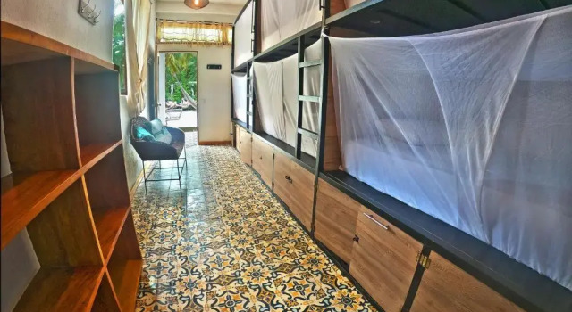 Кровать в общем номере Casa del Pavo Real Boutique Hotel Yoga & Spa