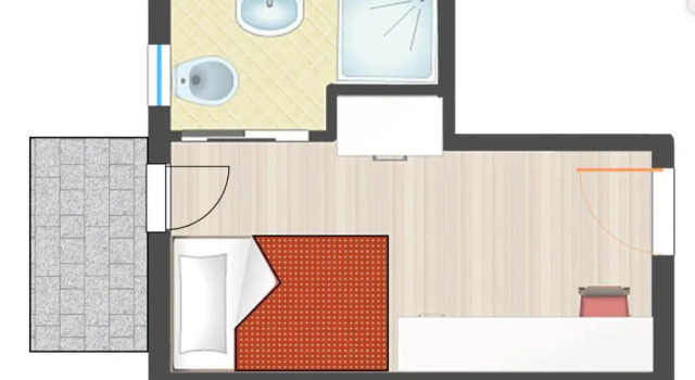 Одноместный номер Standard Hotel Toledo
