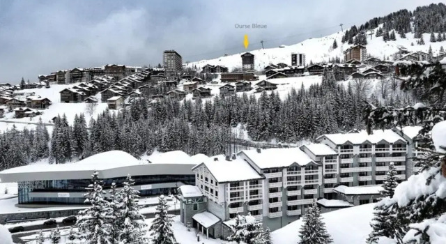 Ourse Bleue Appartement avec vue sur la montagne