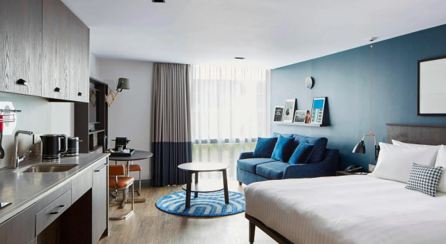 Двухместный люкс Accessible Studio Residence Inn by Marriott London Kensington