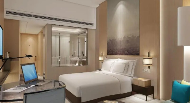 Четырёхместный номер Deluxe с видом на город Four Points by Sheraton Wuhan, Jiangxia