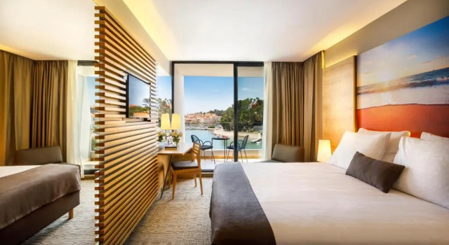 Superior Dreier Zimmer mit Balkon und mit Meerblick Valamar Padova Hotel