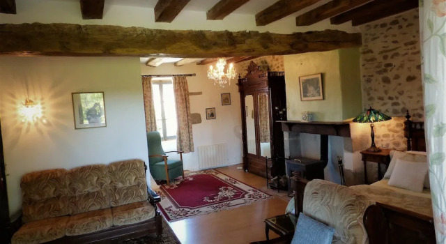 Номер Luxury LAncien Presbytère Chambres Dhote ou Gite