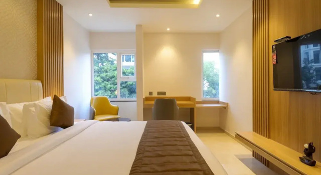 Люкс Presidential c 1 комнатой с видом на город Hotel Grand Serene Mysore