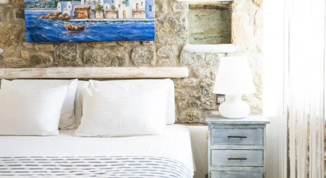 7 bedrooms villa at Platis Gialos 800 m away from the beach with sea view private pool and enclosed garden