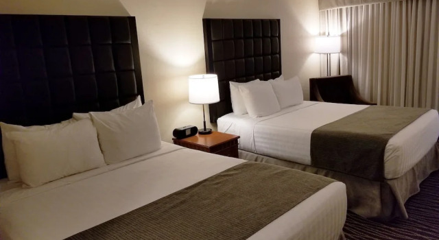 Четырёхместный номер Standard с видом на бассейн Prestige Vernon Lodge