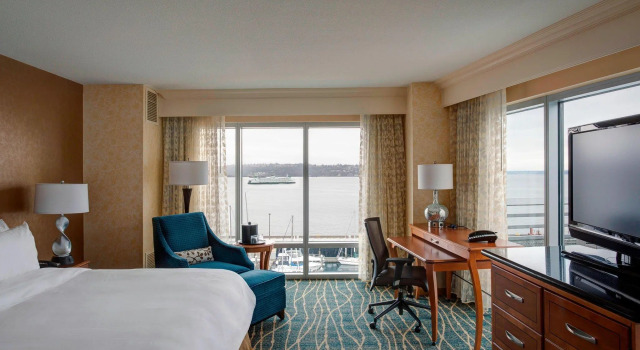 Двухместный номер Standard с панорамным видом Seattle Marriott Waterfront