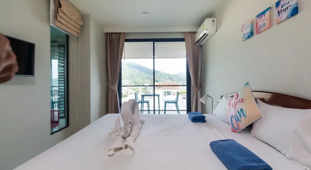 Апартаменты с балконом и с видом на город Apartments at The Bliss Condo by Lofty