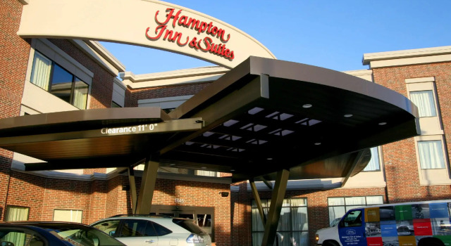 Кровать в общем номере Hampton Inn & Suites Salt Lake City-University/Foothill Drive