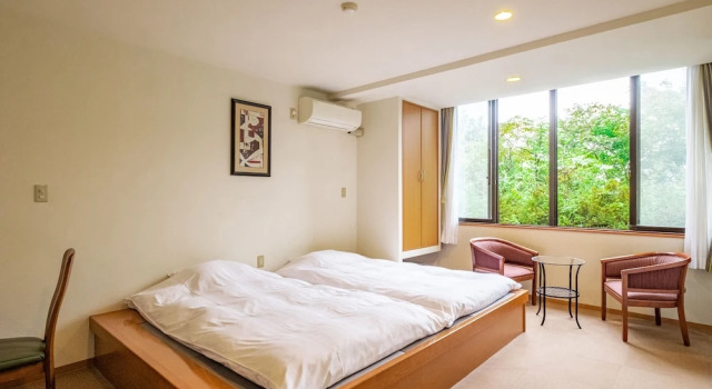 Двухместный номер Western-style HAKONE GORA ONSEN Hotel Kasansui
