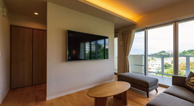 Люкс Premier с балконом Private Condo Chatan Jagaru by Coldio Premium
