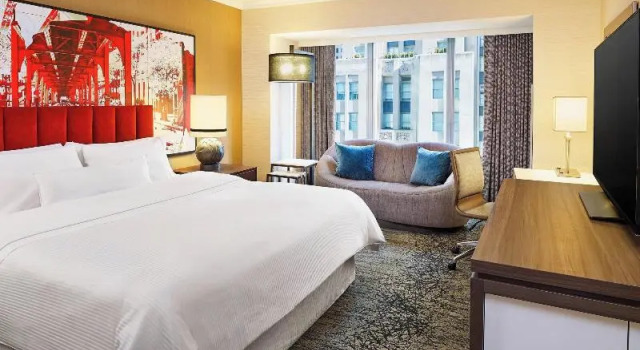 Двухместный номер с видом на озеро The Westin Michigan Avenue Chicago