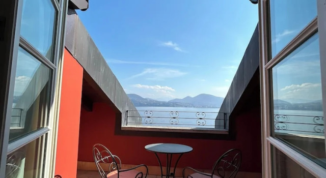 Номер Standard с видом на озеро Hotel Cannero