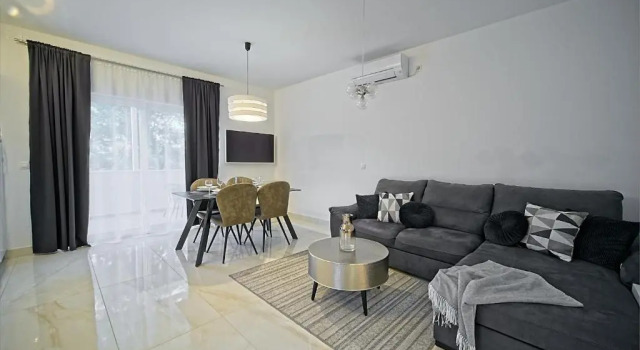 Blue apartment