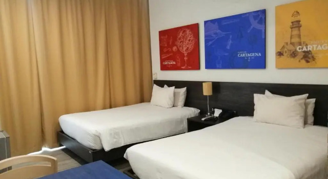 Двухместный номер Standard Pop Art Hotel CLC Puerto Mamonal Cartagena