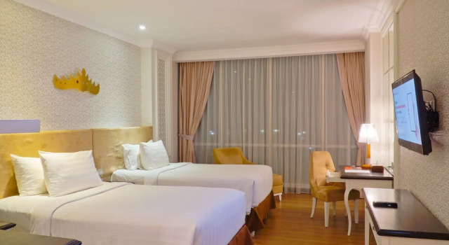 Двухместный номер Deluxe с красивым видом из окна Swiss-Belhotel Lampung