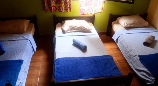 Четырёхместный номер Economy с видом на сад O Brejo Encantado Hostel e Hospedagem