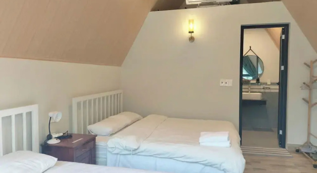 Бунгало c 1 комнатой с балконом и с видом на реку Carambola Bungalow