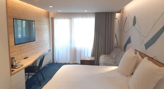 Двухместный номер Deluxe с видом на горы Hotel Chalet Les Saytels, BW Signature Collection