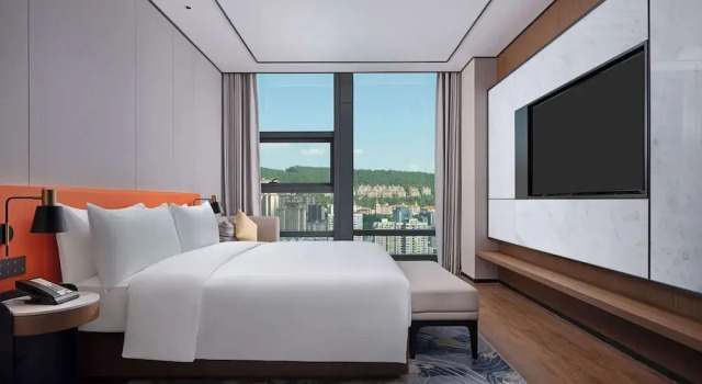 Двухместный люкс с видом на реку Hilton Garden Inn Bazhong Bazhou