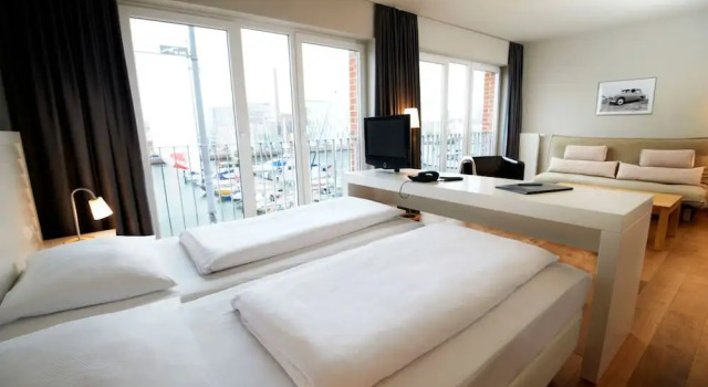 Полулюкс с видом на гавань Im-Jaich Boardinghouse Bremerhaven