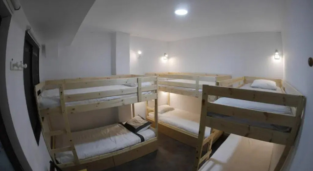 Кровать в общем номере Drago Hostel