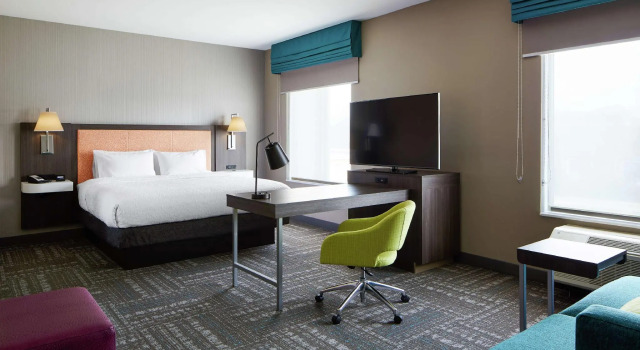 Двухместный люкс Hampton Inn & Suites Chicago/Waukegan