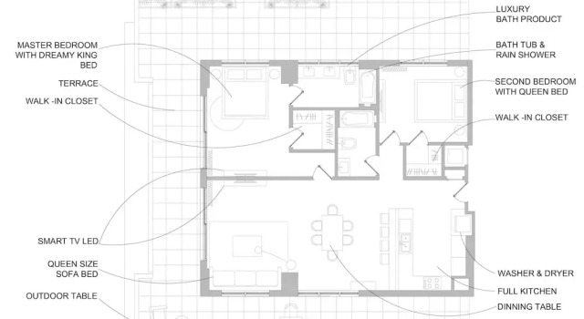Апартаменты с 2 комнатами с балконом Bay Breeze Premium Apartments by Eskape Collection