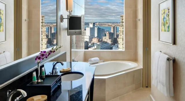 Двухместный номер с видом на реку Гудзон Mandarin Oriental, New York