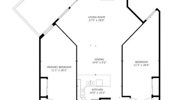 Номер Standard 24b Powder Run 2 Bedroom Condo by RedAwning